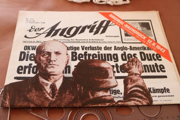 Zeitung Original-Nachdruck - Der Angriff - 12.09.1943